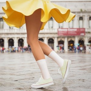 5/10/20 paires neutre couleur unie col rond chaussettes printemps été absorbant la sueur respirant doux confortable Couple chaussettes de sport - Product Image 2