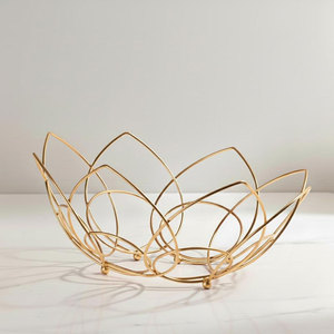 Cesta de Frutas Metálica Ecológica con Asa, Frutas de Temporada Coloridas para Cualquier Ocasión, Ancho 26.67cm, Altura 12.7cm, 0.300 Gramos (aprox.) - Product Image 1