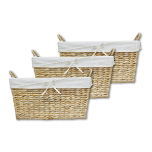 สินค้าขายดีสุดชิค & สีเขียว: ตะกร้าผักตบชวาของเวียดนามเพื่อคุณภาพที่ยั่งยืนเป็นมิตรต่อสิ่งแวดล้อม - Product Image 1