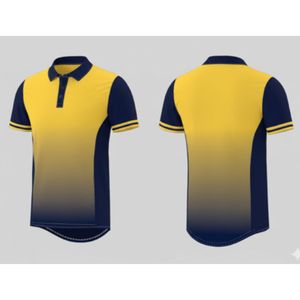 Camiseta deportiva de manga corta con diseño de críquet de Pangujarat, con paneles laterales de tela Cooltech, transpirable, de secado rápido y duradera. - Product Image 3