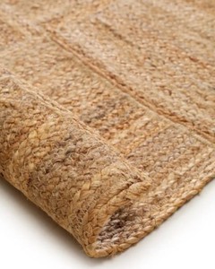 Handwoven Natural Jute Rug Eco Friendly Floor <b>Mat</b> Rustic Boho Carpet for Living Room Bedroom <b>Hallway</b> Home Decor - Product Image 2