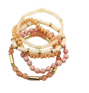 สร้อยข้อมือลูกปัดงานทำมือสุดหรูของขวัญสไตล์โบฮีเมียนชุบทองทันสมัยทันสมัยดีไซน์ที่ดีที่สุด - Product Image 1