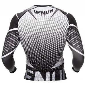 Sublimado MMA personalizado Rash Guard camisa de compresión de manga larga para BJJ Grappling Wear Jiu Jitsu Kimono de Jiu Jitsu - Product Image 4