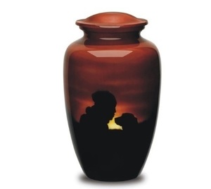 โกศสำหรับขี้เถ้าขี้เถ้าผู้ใหญ่งานศพดวงจันทร์คืนขนาดใหญ่สำหรับขี้เถ้าของคนที่คุณรักขนาด10.5 "& 220ลูกบาศ์กใน - Product Image 1