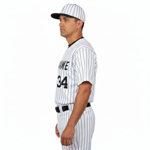 ชุดเบสบอลขายส่ง ไซส์ใหญ่ ผ้าโพลีเอสเตอร์ แห้งเร็ว ระบายอากาศได้ดี กางเกงยูนิฟอร์มคุณภาพสูง พิมพ์ลายแบบซับลิเมชั่น สำหรับทีมแบบกำหนดเอง - Product Image 3