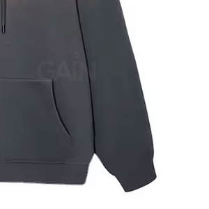 Vente directe d'usine, sweats à capuche confortables pour hommes, hiver, uni, 100% coton, délavé au soleil, séchage rapide, respirant, décontracté - Product Image 2