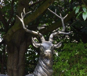 Modern Outdoor Life Size <b>Garden</b> Decoration Cast Bronze Brass <b>Deer</b> Statue Sculptures Christmas Decorative Reindeer Event Supplies - Product Image 6