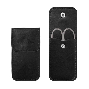 Tijera para uñas de alta calidad, acabado Dall, hoja recta afilada, Tijera para cutículas de uñas de belleza con bolsa de cuero - Product Image 5