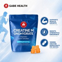 Gummies de Créatine Monohydrate en Gros 1200mg par Portion pour la Croissance Musculaire, la Force, l'Endurance, Pré-Entraînement, Sans Sucre, Végétalien, GMP, OEM