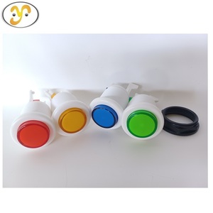 Nhựa Vòng <span class=keywords><strong>push</strong></span> <span class=keywords><strong>button</strong></span> chuyển màu xanh cho Arcade trò chơi máy - Product Image 5