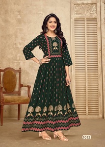 แผ่นฟอยล์พิมพ์ลายสไตล์อินเดียดั้งเดิมทันสมัยล่าสุดสำหรับงานแต่งงานและชุดใส่กลางแจ้งจากผู้ผลิตอินเดีย - Product Image 2