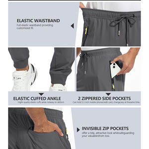 Top Quality Comfortable Streetwear Plain Fleece Jogger <b>Winter</b> Men's Pants Breathable Quick Dry Sweatpants Men's <b>Trousers</b> - Product Image 5