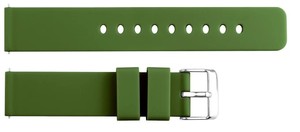 JD417 Sport Green Breathable Durable Water-Resistant Silicone Soft Light Comfortable Adjustable Smart <b>Watch</b> Strap Unisex 12-24mm - Product Image 2