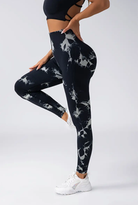 Taille haute Push Up sans couture Gym Yoga Leggings pour femmes coton matériel Logo personnalisé vêtements de sport respirant - Product Image 6