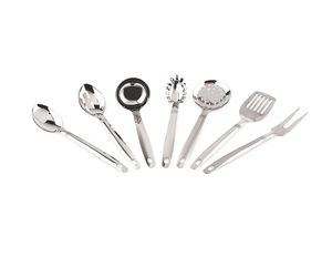 7-Piece Stainless Steel Cooking <b>Utensils</b> <b>Set</b> European <b>Kitchen</b> Tools Chef-Grade Tools for Home Restaurant <b>Kitchens</b> Metal Material - Product Image 2
