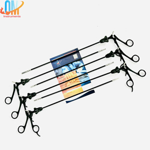 Laparoscopic ชุดกรรไกรสำหรับผ่าตัดมือกรรไกรตัดหญ้า Maryland dissector คีมตัดหญ้า6ชิ้นสแตนเลสสตีล - Product Image 2