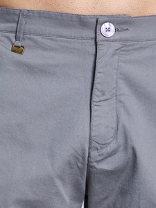 Pantalones cortos tipo polo de sarga de algodón 100% de la mejor calidad para hombres, cómodos, elegantes, duraderos para todos los días, ropa informal semiformal sólida - Product Image 3