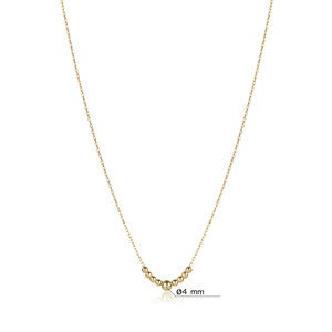 Collier avec pendentif artisanal en forme de boule simple, fiançailles, mariage, fabrication turque, bijoux en argent sterling 925 - Product Image 3