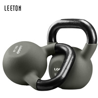 Kettlebell en néoprène durable et compact avec logo personnalisé pour la salle de sport à domicile, design doux au toucher