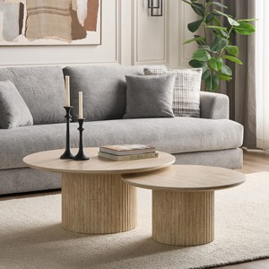 Sleek Round Gold Cylindrical Table Crafted For Living Rooms Bedrooms And Decorative <b>Corners</b> With Timeless Appeal - Product Image 3