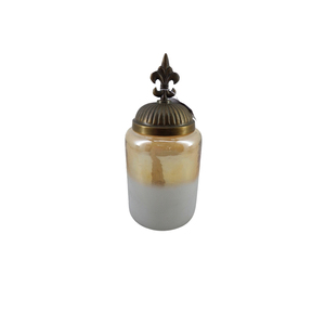 Bougeoir en métal et aluminium, support de bougie martelé en cuivre pour mariage et décoration de table - Product Image 5