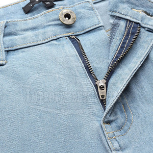 Comfortable Adult <b>Women's</b> Mid Waist Casual Spring <b>Jeans</b> Pant Breathable Lightweight 100% Cotton Eco-Friendly - Product Image 6