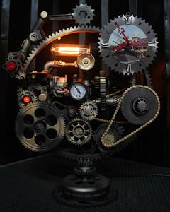 Horloge mécanique industrielle personnalisée, pièces métalliques, horloge artistique, horloge à engrenages, personnalisation Vietnam 2026, prix abordable - Product Image 5