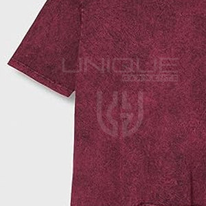 T-shirts délavés à l'acide en polyester de coton de meilleure qualité T-shirt délavés à l'acide pour hommes légers en gros - Product Image 3