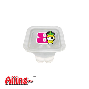 Gobelets de gelée fruités Aiiing avec nata de coco (crème de noix de coco) - 25g Gelée de litchi et de noix de coco 8 Halal - Product Image 1