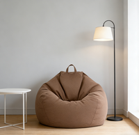 Fauteuil paresseux durable avec assise épaisse et soutenante, antidérapant, pour terrasse et zone de loisirs