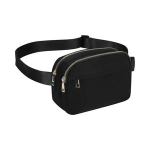 Custom Print logo Crossbody <b>Waist</b> Belt <b>Bag</b> for Women <b>Men</b> Waterproof Luxury Sport Nylon Fanny Pack - Product Image 3