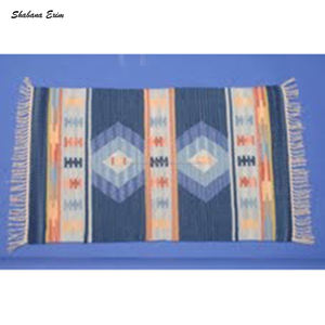 Alfombra Kilim de lana para sala de oración personalizada, alfombrilla decorativa hecha a mano para puerta, alfombra y alfombras para sala de estar DE LA India - Product Image 4