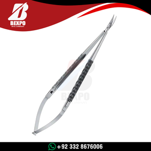 Tijeras Microquirúrgicas Premium de 12 cm con Hojas Curvas, Acero Inoxidable de Alta Calidad, Reutilizables, Instrumentos de Microcirugía Superiores - Product Image 4