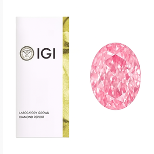 เพชรเลี้ยงในห้องปฏิบัติการสีชมพูสดใสทันสมัย น้ำหนัก 1 กะรัต ความสะอาดระดับ VS2 รูปทรงเรเดียนท์ พร้อมใบรับรอง IGI ขายส่ง - Product Image 4