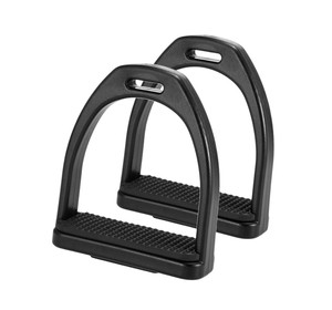 Estribos para montar a caballo de aluminio de primera calidad, ligero, duradero, cómodo agarre para jinetes ecuestres profesionales - Product Image 1