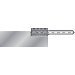 ZYAS Carbide Milling Cutter 6 mm Head Length Shank 6 mm KVZ 4 Toothing with Face RUKO Bright Finish 18 mm Length - Product Image 4