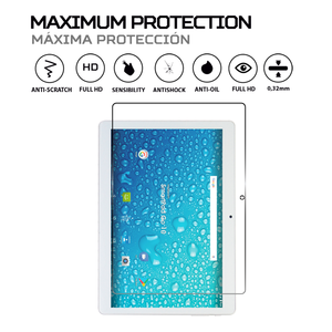 Protector de pantalla ANTISHOCK para tableta Mediacom SmartPad Go 10, legibilidad y durabilidad mejoradas - Product Image 2