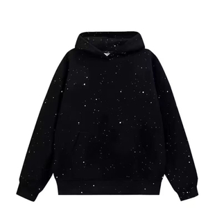 Sweat-shirt à capuche oversize imprimé pour homme, tendance, en gros, lourd, pour l'hiver, avec poche - Haute qualité - Product Image 1