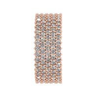 Bague pour homme en or massif 14 carats, diamant naturel entièrement serti, style hip-hop personnalisé, bijoux de luxe, certifiée IGI, sertissage à griffes, pour soirée