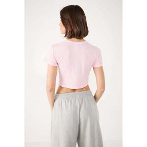 Camiseta Corta Informal de Manga Larga, Cuello Redondo, 100% Algodón Acordonado, Corte Regular - Product Image 5