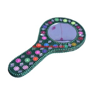 Marque nouveau Design en bois incrustation vadrouille miroir tendance naturel poli Floral Artisan cadeau d'affaires pour l'amour Style Promotion - Product Image 6