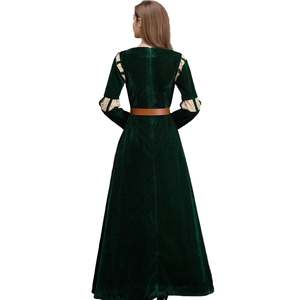 Vestido <span class=keywords><strong>de</strong></span> Princesa <span class=keywords><strong>de</strong></span> Satén <span class=keywords><strong>de</strong></span> <span class=keywords><strong>Disney</strong></span> Merida para Adultos para Ocasiones Especiales - Product Image 5