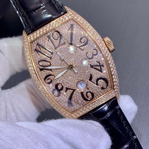 Montre Moissanite Glacée Personnalisée Meilleure Vente VVS Diamants Style Hip Hop Boîtier en Acier Inoxydable Cadran en Verre Fenêtre Cadeau pour Hommes - Product Image 1