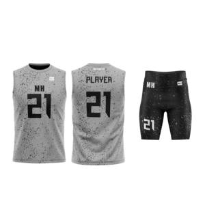 Ensemble de compression de football pour jeunes 7v7 de style américain 18 uniformes personnalisés sublimés 7on7 Techniques imprimées 7 sur 7 uniformes de football - Product Image 3