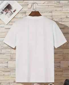 men's Essential Ultra Soft Comfortable T-Shirt Summer Eco-Friendly Appliques Denim Batik Corduroy Fabrics 100% Cotton Patches - Product Image 5