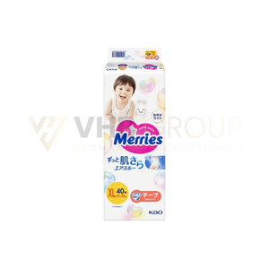เมอร์รี่ส์ เบบี้ เทปไดเอเปอร์ส ผลิตในเวียดนาม (NB/S/M/L/XL) - Product Image 5