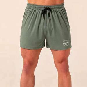 Pantalones cortos deportivos de secado rápido para hombre, pantalones de chándal con logotipo personalizable, bolsillos, ropa de gimnasio - Product Image 2