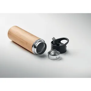 NANDA Thermos in Bambù da 450ml, Articolo Sostenibile per Bevande - Product Image 1