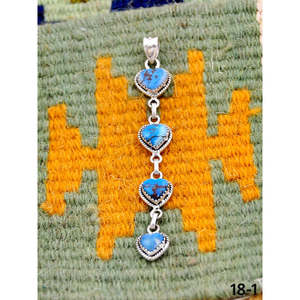 จี้รูปเนินทองทำด้วยมือสไตล์ตะวันตกเฉียงใต้พร้อมฝาฝังเงินสเตอร์ลิง - Product Image 2