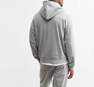 Vente flash Sweat à capuche unisexe pour homme en molleton surdimensionné en coton et polyester mélangé 360 grammes - Product Image 5